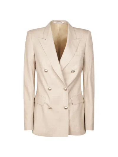 Tagliatore Two-piece Suit In Brown