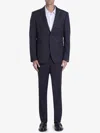 Tagliatore Twopiece Suit In Virgin Wool In Blue