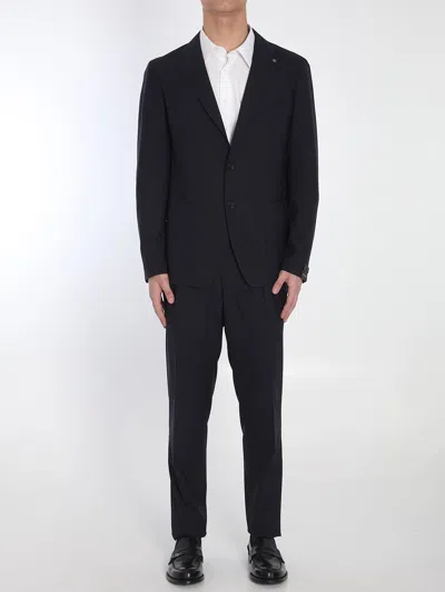 Tagliatore Two-piece Suit In Wool And Silk Blend