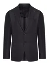 Tagliatore Double-breasted Regular Dinner Jacket In Black