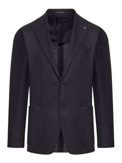 TAGLIATORE UNSTRUCTURED WOOL BLAZER