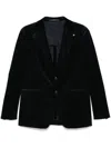 Tagliatore Long-sleeved Casual Jacket In Blue