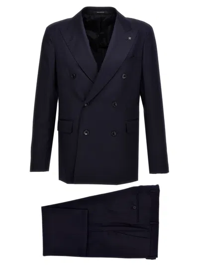 Tagliatore Vesuvio Dress In Blue