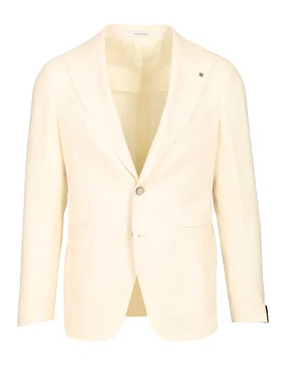 Tagliatore Vesuvio Lancia 51 Seta 49 Lana Jackets White In Multi