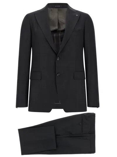 Tagliatore Vesuvio Pant Suit In Black