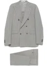 Tagliatore Vesuvio Suit With Double-breasted Design And Chest Pocket