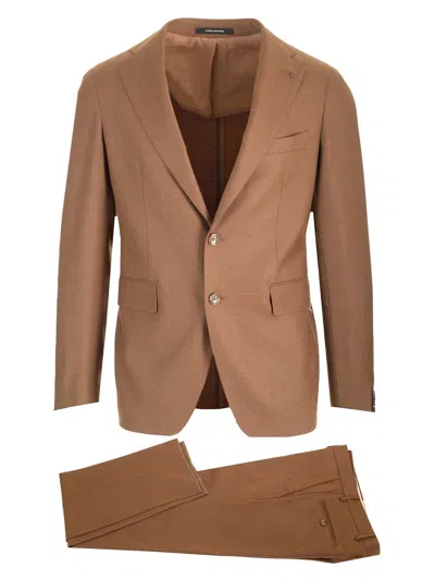 Tagliatore Vesuvio Suit In Beige