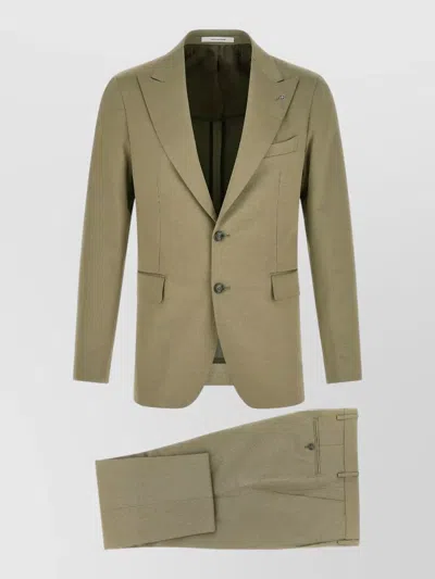 Tagliatore Vesuvio Suit Notch Lapel Single Vent In Neutral