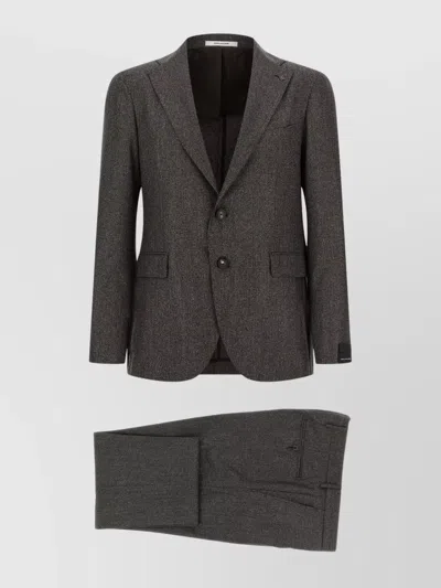 TAGLIATORE 'VESUVIO' SUIT SINGLE-BREASTED FLAP POCKETS