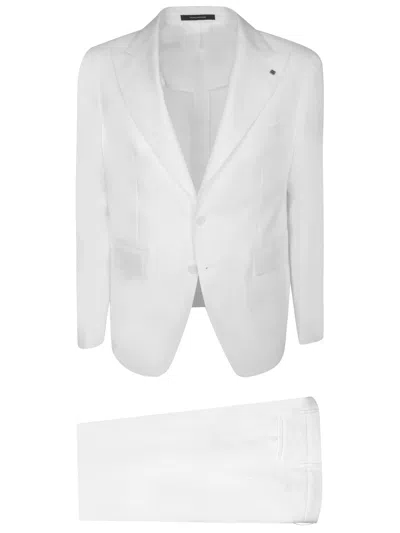 Tagliatore Vesuvio White Jacket