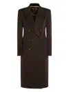Tagliatore Double-breasted Wool-cashmere Blend Coat In Black