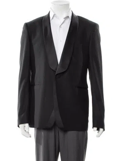 Pre-owned Tagliatore Virgin Wool Blazer In Black