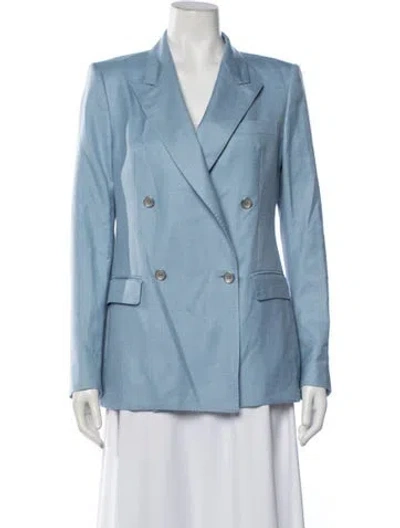 Pre-owned Tagliatore Virgin Wool Blazer In Blue