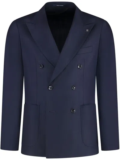 TAGLIATORE VIRGIN WOOL-BLEND BLAZER