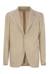 Tagliatore Men's Virgin Wool Blend Jacket In Beige
