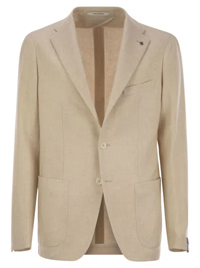 Tagliatore Brown Single Berated Blazer