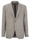 Tagliatore Men's Virgin Wool Blend Jacket In Pearl