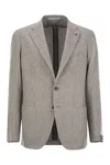 Tagliatore Men's Virgin Wool Blend Jacket In Pearl