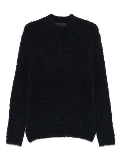 Tagliatore Virgin Wool-blend Jumper In Blue
