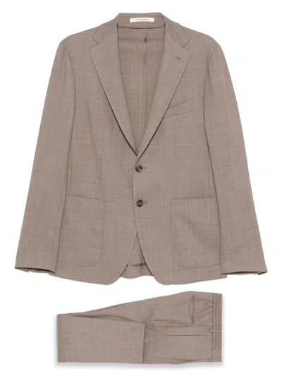 TAGLIATORE VIRGIN WOOL-BLEND SUIT
