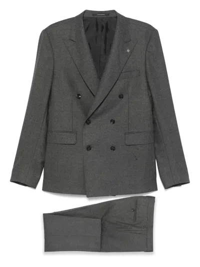 TAGLIATORE VIRGIN WOOL-BLEND SUIT