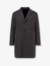 Tagliatore Virgin Wool Coat In Gray