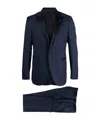 Tagliatore Virgin-wool Dinner Suit Set In Black
