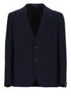 Tagliatore Stretch Wool Three-pieces Suit In Blue
