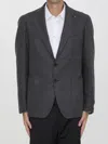 Tagliatore Wool And Cashmere Jacket In Grey