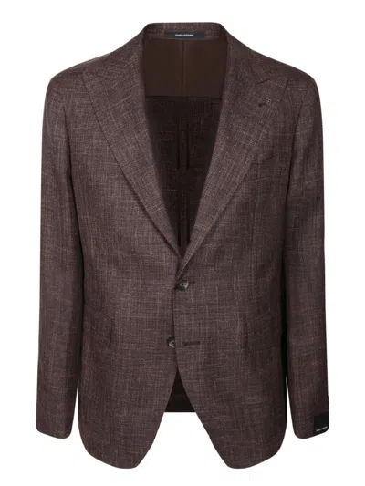 Tagliatore Brown Melange Jacket