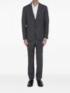 Tagliatore Men Two-piece Suit In Virgin Wool In 灰色