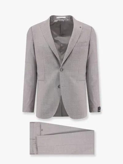 Tagliatore Virgin Wool Suit In Grey