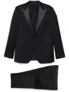 Tagliatore Single-breasted Wool Suit In Blue