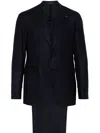 Tagliatore Virgin-wool Suit In 蓝色