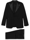 Tagliatore Virgin-wool Suit In Black