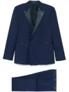 Tagliatore Virgin Wool Suit In Blue