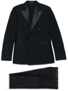 Tagliatore Virgin Wool Suit In Black