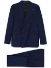 Tagliatore Virgin Wool Suit In Blue