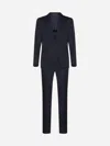 Tagliatore Virgin Wool Suit In Blue