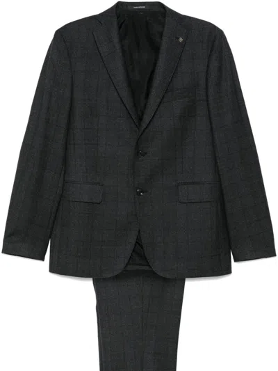 Tagliatore Virgin Wool Suit In Grey