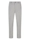Tagliatore Virgin Wool Trousers In Gray