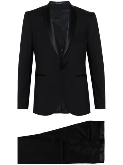 TAGLIATORE VIRGIN-WOOL TUXEDO SUIT