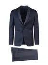 Tagliatore Virgin Wool Tuxedo With Vest