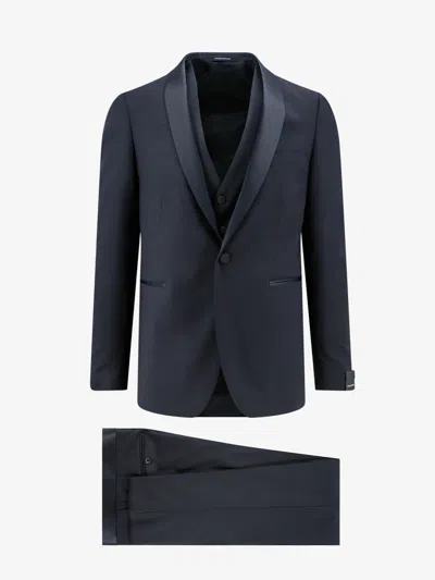 TAGLIATORE VIRGIN WOOL TUXEDO WITH VEST