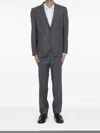 Tagliatore Men Two-piece Suit In Virgin Wool In Gray