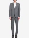 Tagliatore Twopiece Suit In Virgin Wool In Grey