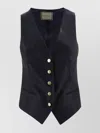 Tagliatore Waistcoat With Pinstripe Pattern And Button Detailing