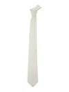 Tagliatore White Classic Tie In Fabric Man In White