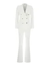 Tagliatore White Double-breasted Suit In White