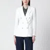 Tagliatore Tailored Jacket Notched Lapels Structured Shoulders In White